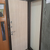 фото:  Входная дверь Страж ДС 3К Тепло ТЕРМО Антик медь/МДФ Лиственница крем Пробковый профиль №1